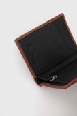 Шкіряний гаманець Pepe Jeans Archie чоловічий колір коричневий
