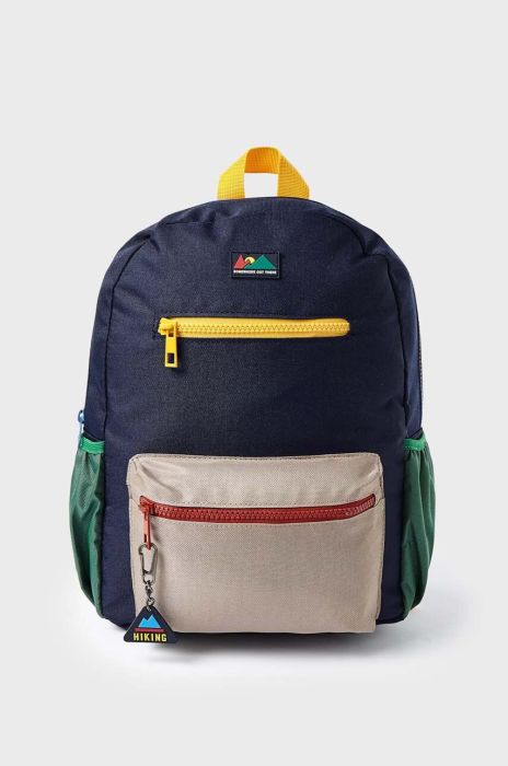 Дитячий рюкзак Mayoral колір синій великий візерунок Дитячий рюкзак Mayoral колір синій великий візерунок