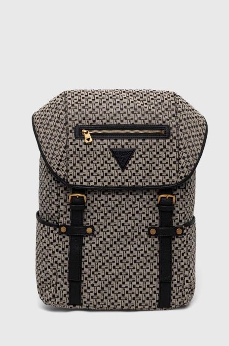 Рюкзак Guess жіночий колір бежевий великий візерунок