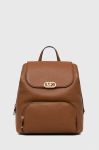 Шкіряний рюкзак MICHAEL Michael Kors жіночий колір коричневий малий однотонний (3459247)
