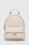 Рюкзак Armani Exchange жіночий малий однотонний колір бежевий Рюкзак Armani Exchange жіночий малий однотонний колір бежевий