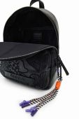 Рюкзак Desigual жіночий колір чорний малий однотонний (3482421)
