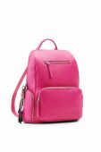 Рюкзак Desigual жіночий колір рожевий малий однотонний