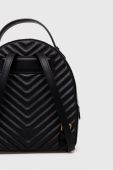 Шкіряний рюкзак Pinko жіночий колір чорний малий однотонний Шкіряний рюкзак Pinko жіночий колір чорний малий однотонний