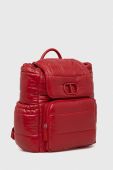 Рюкзак Twinset жіночий колір червоний великий однотонний Рюкзак Twinset жіночий колір червоний великий однотонний