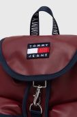 Рюкзак Tommy Jeans жіночий колір бордовий малий однотонний