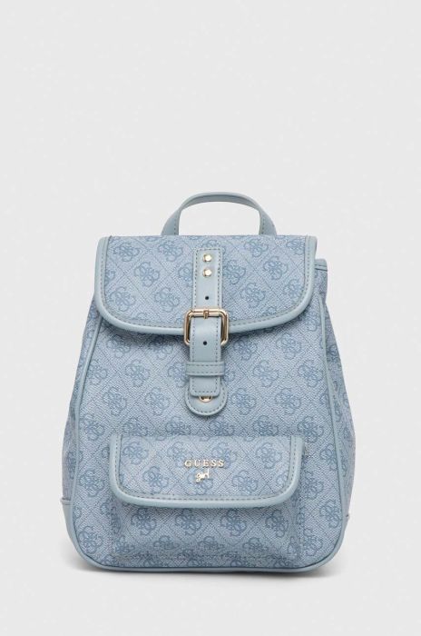 Дитячий рюкзак Guess малий візерунок колір блакитний (3328037) Дитячий рюкзак Guess малий візерунок колір блакитний (3328037)