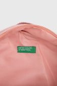 Дитячий рюкзак United Colors of Benetton колір рожевий малий з принтом Дитячий рюкзак United Colors of Benetton колір рожевий малий з принтом