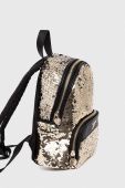 Дитячий рюкзак Guess колір золотий малий візерунок