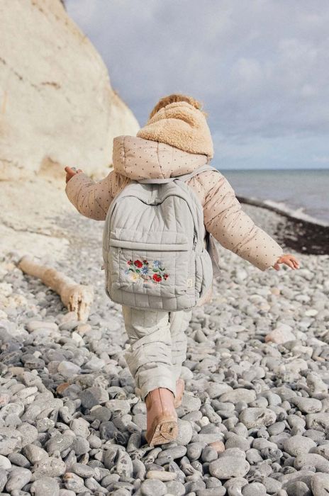 Дитячий рюкзак Konges Sl?jd великий з аплікацією колір блакитний Дитячий рюкзак Konges Sl?jd великий з аплікацією колір блакитний