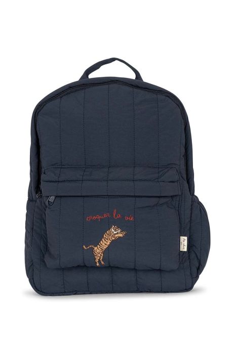 Дитячий рюкзак Konges Sl?jd колір чорний великий з аплікацією Дитячий рюкзак Konges Sl?jd колір чорний великий з аплікацією