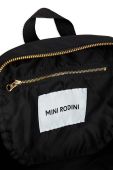 Дитячий рюкзак Mini Rodini колір чорний великий з аплікацією Дитячий рюкзак Mini Rodini колір чорний великий з аплікацією