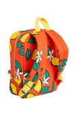 Дитячий рюкзак Mini Rodini колір помаранчевий великий візерунок Дитячий рюкзак Mini Rodini колір помаранчевий великий візерунок