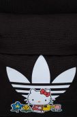 Дитячий рюкзак adidas Originals x Hello Kitty колір чорний малий з принтом
