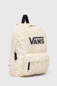 Дитячий рюкзак Vans VN000AHWBSM1 GIRLS REALM H20 BACKPAC колір бежевий великий візерунок Дитячий рюкзак Vans VN000AHWBSM1 GIRLS REALM H20 BACKPAC колір бежевий великий візерунок