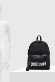 Рюкзак Just Cavalli чоловічий колір чорний великий з аплікацією Рюкзак Just Cavalli чоловічий колір чорний великий з аплікацією