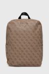 Рюкзак Guess чоловічий колір бежевий великий візерунок (3591529)