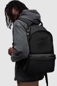 Рюкзак AllSaints CARABINER NYLON BACK чоловічий колір чорний великий однотонний
