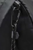Рюкзак AllSaints CARABINER NYLON BACK чоловічий колір чорний великий однотонний