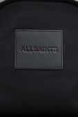 Рюкзак AllSaints CARABINER NYLON BACK чоловічий колір чорний великий однотонний