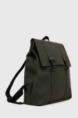 Рюкзак Rains 13300 Backpacks колір зелений великий однотонний