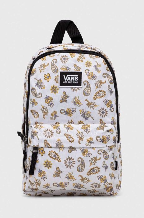 Рюкзак Vans колір бежевий малий візерунок Рюкзак Vans колір бежевий малий візерунок