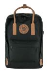 Рюкзак Fjallraven F23803.550 Kanken no. 2 Laptop 15 колір чорний великий однотонний