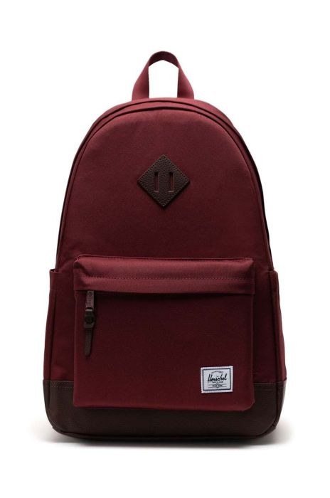 Рюкзак Herschel 11383-05918-OS Heritage Backpack колір бордовий великий однотонний