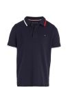 Дитяче бавовняне поло Tommy Hilfiger колір синій однотонний (3533956) Дитяче бавовняне поло Tommy Hilfiger колір синій однотонний (3533956)