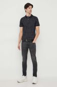 Поло Guess чоловічий колір синій візерунок (3547018)