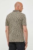 Бавовняне поло Marc O'Polo колір зелений візерунок Бавовняне поло Marc O'Polo колір зелений візерунок