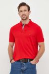 Бавовняне поло Tommy Hilfiger колір червоний однотонний (3591556)