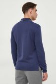 Бавовняний лонгслів Polo Ralph Lauren колір синій однотонний (3430510)