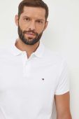 Бавовняне поло Tommy Hilfiger колір білий однотонний (3520307) Бавовняне поло Tommy Hilfiger колір білий однотонний (3520307)