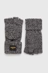 Рукавички з домішкою вовни Superdry колір чорний (3598354)
