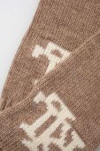 Рукавички з домішкою вовни Lauren Ralph Lauren колір бежевий