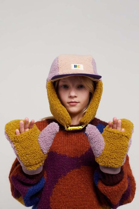 Дитячі рукавички Bobo Choses колір фіолетовий Дитячі рукавички Bobo Choses колір фіолетовий