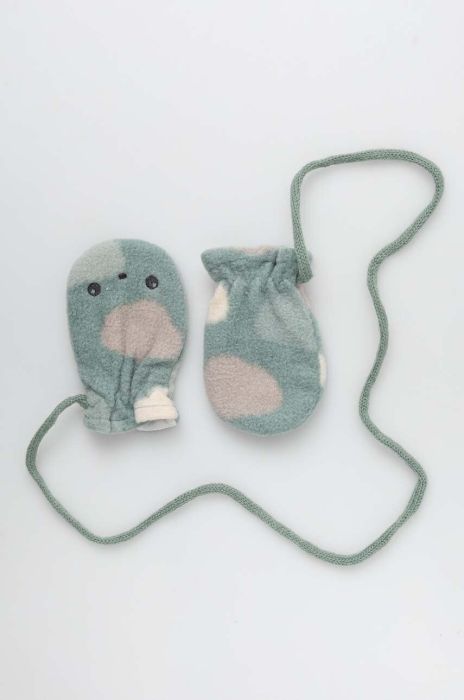 Рукавички для немовлят United Colors of Benetton колір зелений Рукавички для немовлят United Colors of Benetton колір зелений