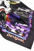 Хустка Desigual x Disney жіноча колір чорний візерунок Хустка Desigual x Disney жіноча колір чорний візерунок