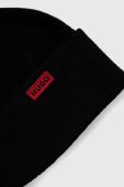 Шапка і шарф HUGO колір чорний Шапка і шарф HUGO колір чорний