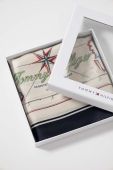 Шовкова хустка на шию Tommy Hilfiger колір синій візерунок (3474371) Шовкова хустка на шию Tommy Hilfiger колір синій візерунок (3474371)