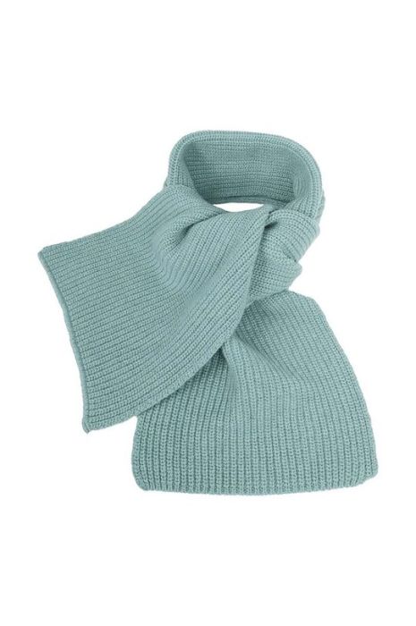 Дитячий шарф з домішкою вовни Jamiks ALMA колір бірюзовий однотонний Дитячий шарф з домішкою вовни Jamiks ALMA колір бірюзовий однотонний