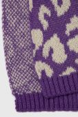 Дитячий шарф United Colors of Benetton колір фіолетовий візерунок (3593552) Дитячий шарф United Colors of Benetton колір фіолетовий візерунок (3593552)