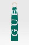 Шарф Guess колір зелений з принтом