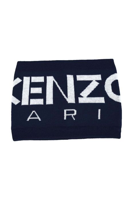 Дитячий снуд Kenzo Kids візерунок колір блакитний Дитячий снуд Kenzo Kids візерунок колір блакитний