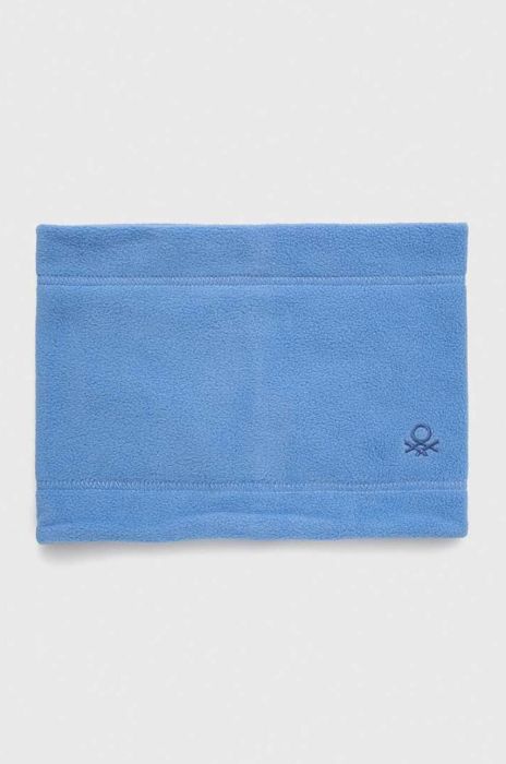 Дитячий снуд United Colors of Benetton однотонний колір блакитний