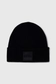 Шапка та шарф з домішкою вовни BOSS колір чорний (3558304) Шапка та шарф з домішкою вовни BOSS колір чорний (3558304)