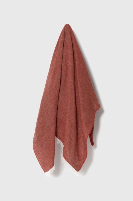 Шаль з домішкою вовни Sisley колір рожевий меланж Шаль з домішкою вовни Sisley колір рожевий меланж