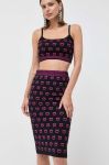 Спідниця Pinko колір чорний mini олівець (3434484)