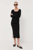 Спідниця Max Mara Leisure колір чорний midi пряма (3416125) Спідниця Max Mara Leisure колір чорний midi пряма (3416125)